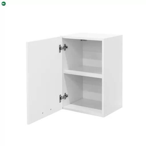 Praktik 40 felső szekrény 1 ajtós, fehér-fehér