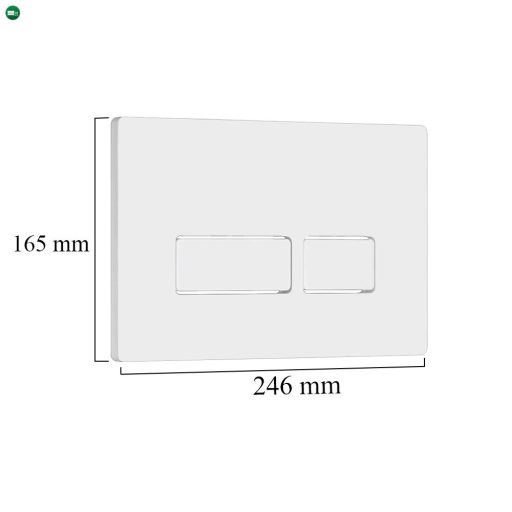 Roya 021 fehér WC nyomólap