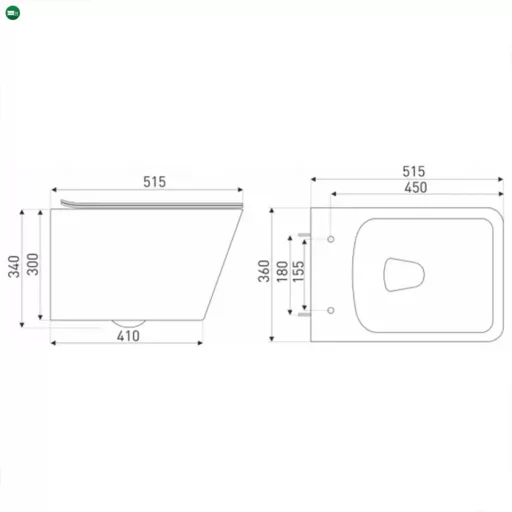 Roya Tinos 81GRE falba építhető WC tartály szett