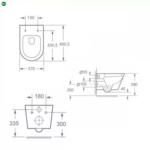 Roya Ride 82W falba építhető WC tartály szett