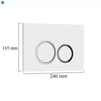 Roya Ride 82W falba építhető WC tartály szett