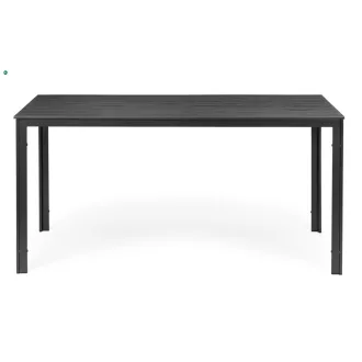 6 személyes kerti asztal 156x78 cm polywood szürke