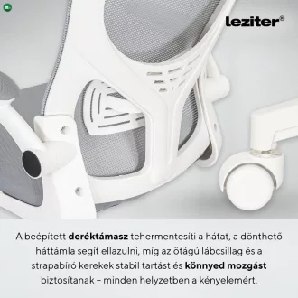Flexo ergonomikus irodai forgószék deréktámasszal