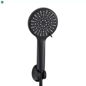 Lili 5 funkciós kézizuhany tömlővel tartóval fekete