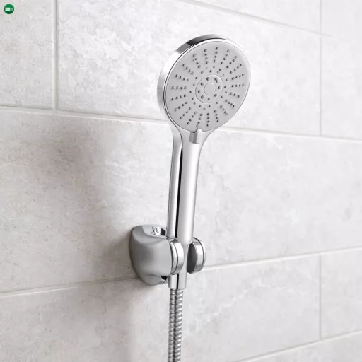 Lili 5 funkciós kézizuhany tömlővel tartóval króm