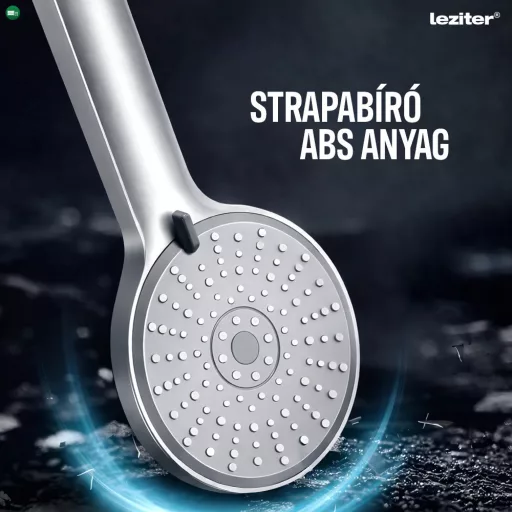 Lili 5 funkciós kézizuhany tömlővel tartóval króm