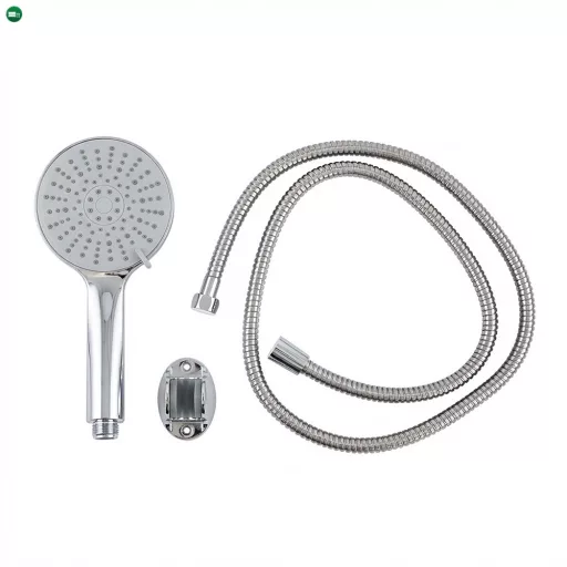 Lili 5 funkciós kézizuhany tömlővel tartóval króm