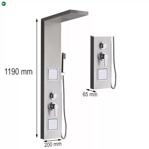 Merino hidromasszázs zuhanypanel