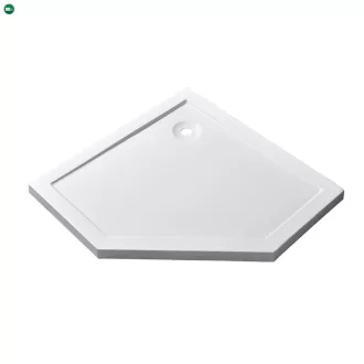   Modena Slim ötszögletű alacsony akril zuhanytálca 100x100 cm