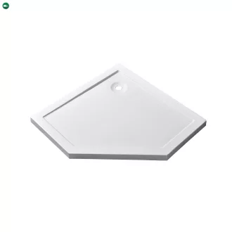   Modena Slim ötszögletű alacsony akril zuhanytálca 90x90 cm