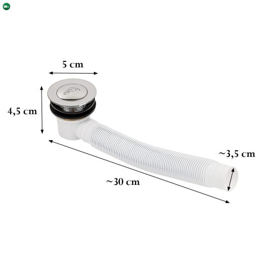 Klik-Klak szifon zuhanytálcához 50 mm
