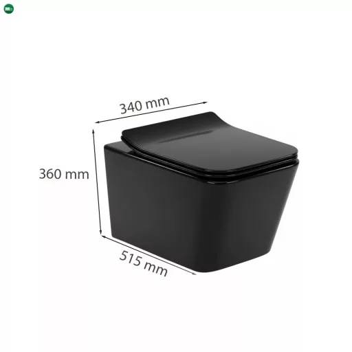 Tina fali rimless WC soft close ülőkével