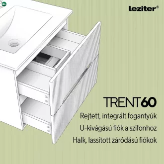 Trent 60 alsó szekrény mosdóval