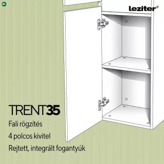 Trent függesztett oldal szekrény