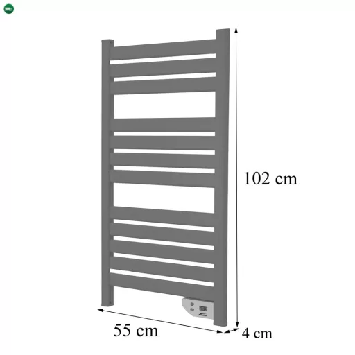 Elektromos törölközőszárító radiátor 500W