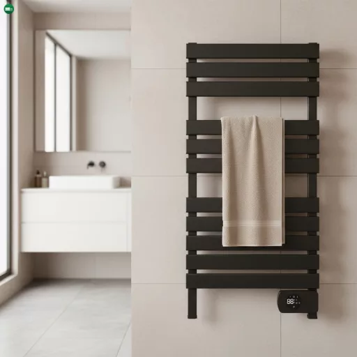 Elektromos törölközőszárító radiátor 450W