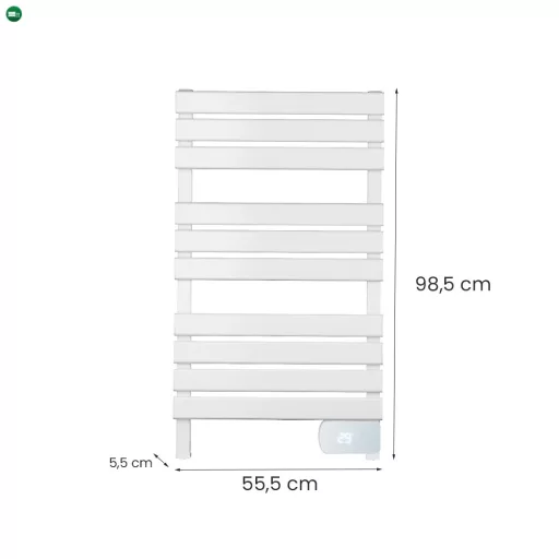Elektromos törölközőszárító radiátor 450W