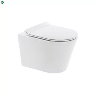 Ride fali, rimless WC soft close ülőkével