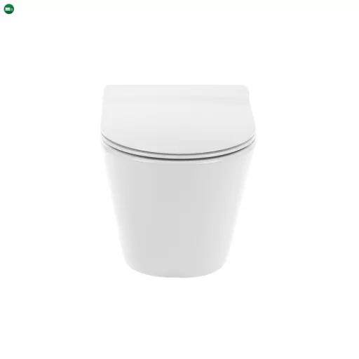 Ride fali, rimless WC soft close ülőkével