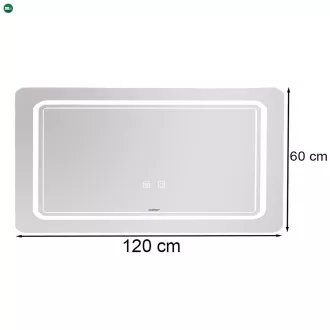 Vid 120 tükör led világítással