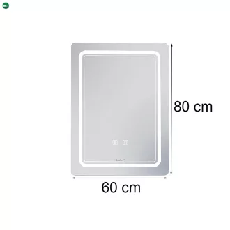 Vid tükör led világítással