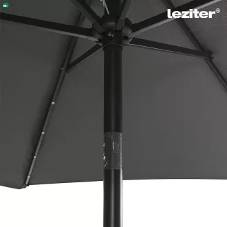 Solari kerti napernyő led lámpával szürke 300 cm