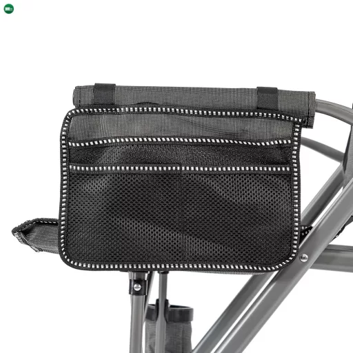 Leziter Comfort Plus karfás horgász szék pohártartóval szürke