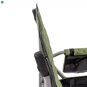   Leziter Comfort Plus karfás horgász szék pohártartóval zöld