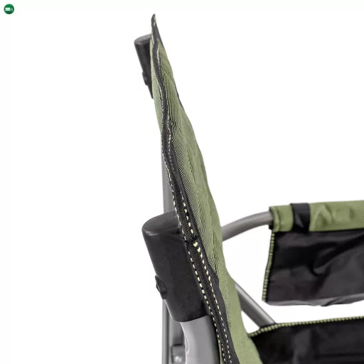 Leziter Comfort Plus karfás horgász szék pohártartóval zöld