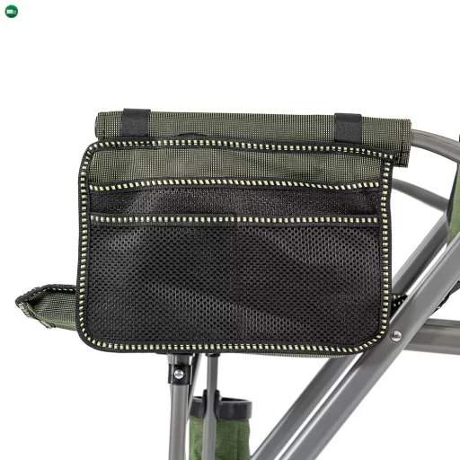 Leziter Comfort Plus karfás horgász szék pohártartóval zöld