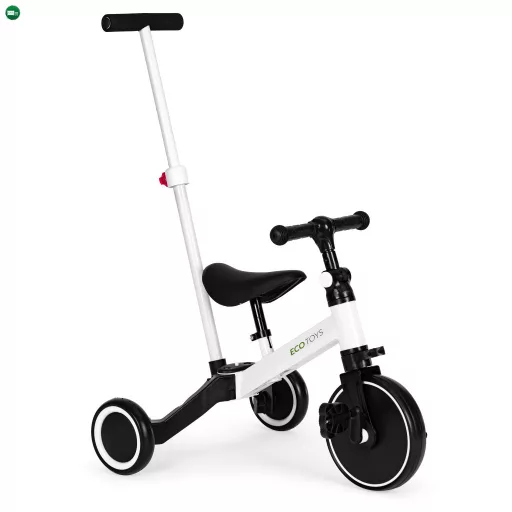Háromkerekű tricikli tolókarral 2 az 1-ben