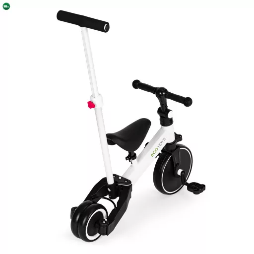 Háromkerekű tricikli tolókarral 2 az 1-ben