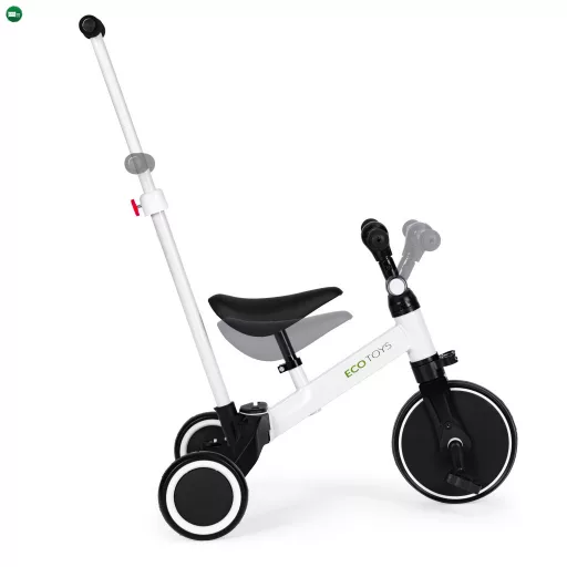 Háromkerekű tricikli tolókarral 2 az 1-ben