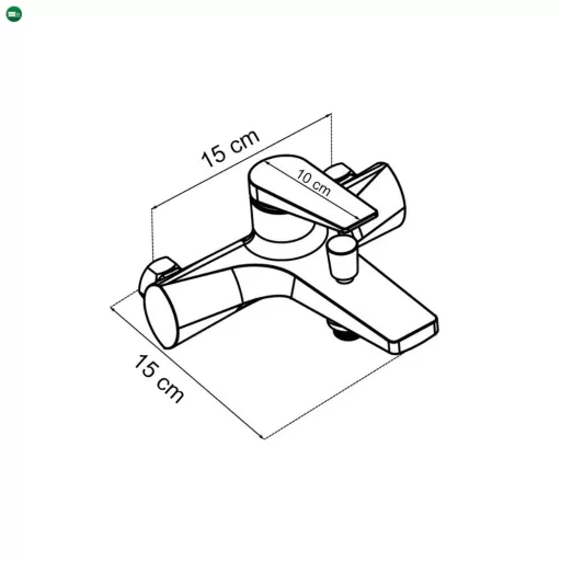 Colly kádtöltő csaptelep