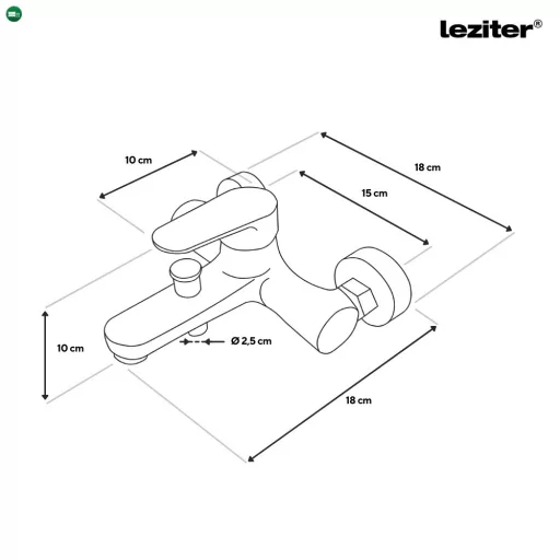 Evos kádtöltő csaptelep