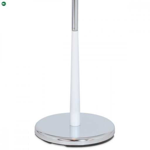 82646 Fehér szobainas, tömör gumifa és krómozott fém. Teherbírás 6 kg.