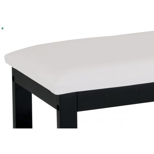 Modern Cipőtároló Pad Fekete Színben 83168-06
