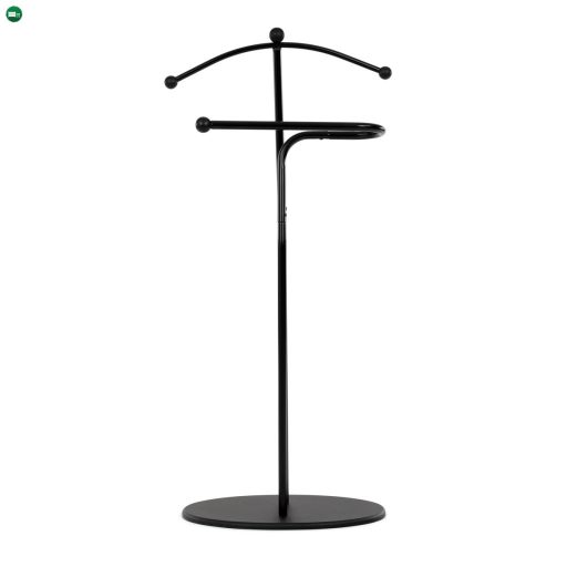 Szobainas fekete színben, magasság 110 cm, tömör kaucsukfa, fekete fém
