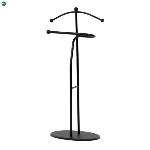 Szobainas fekete színben, magasság 110 cm, tömör kaucsukfa, fekete fém