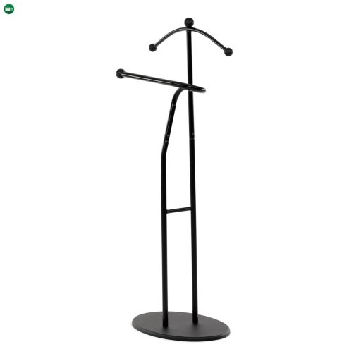 Szobainas fekete színben, magasság 110 cm, tömör kaucsukfa, fekete fém