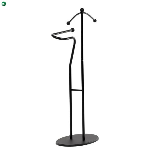 Szobainas fekete színben, magasság 110 cm, tömör kaucsukfa, fekete fém