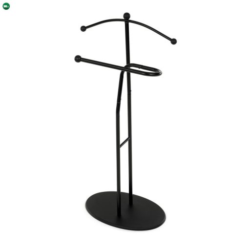 Szobainas fekete színben, magasság 110 cm, tömör kaucsukfa, fekete fém
