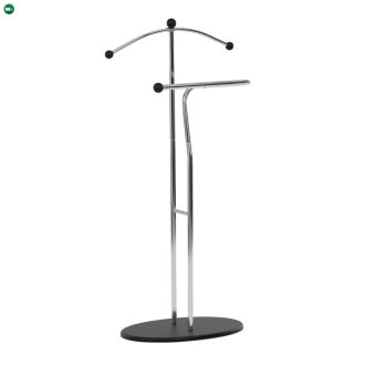   Szobainas króm/fekete színben. Magasság 110 cm, tömör gumifa alap, fekete pácolás, krómozott fém