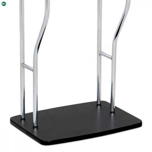 84444 Praktikus Szobainas Matt Fekete Színben, Magasság: 108 cm. Teherbírás: 6 kg.