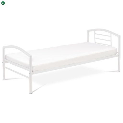 Egyszemélyes Fém Ágykeret Fehér Színben 90x200 cm