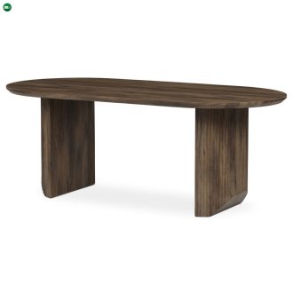 Étkezőasztal, 200x100x77 cm, MDF lap, 3D dió színben