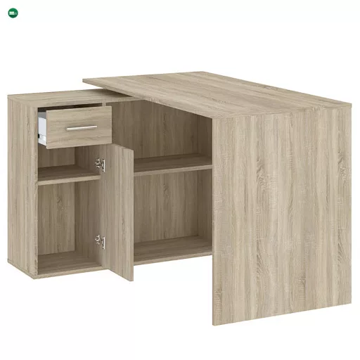 NASH íróasztal tölgy színben, 120 cm