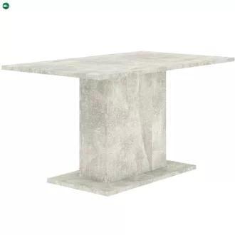 Modern Étkezőasztal Beton Színben. THEO 138x80 cm.