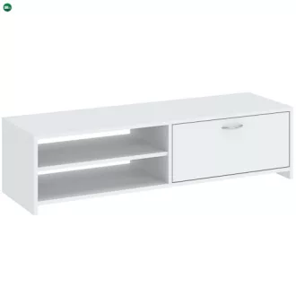 TV Állvány Fehér Színben CATCHY 120 cm