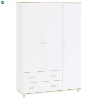 GOODY Gardróbszekrény Fehér Színben. 120 cm.